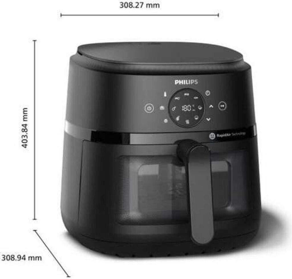 Friteuza cu aer cald Philips NA231/00, 6.2l, 13 functii, negru
