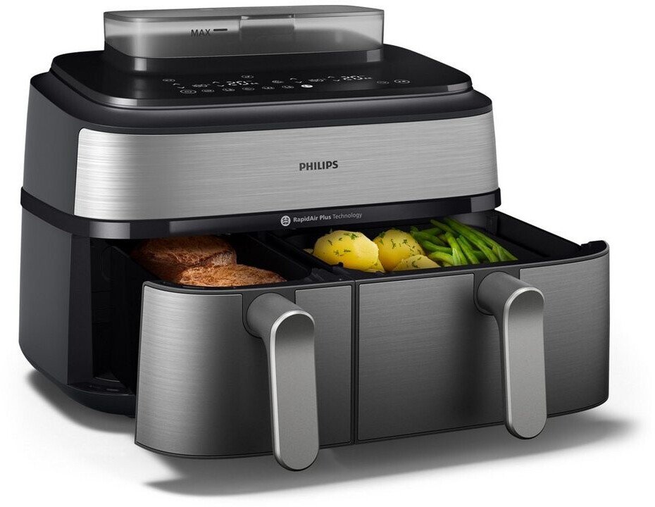 Двойная фритюрница Philips Серия 5000 NA555/00, 3.0кг, 9.0л, 2750Вт