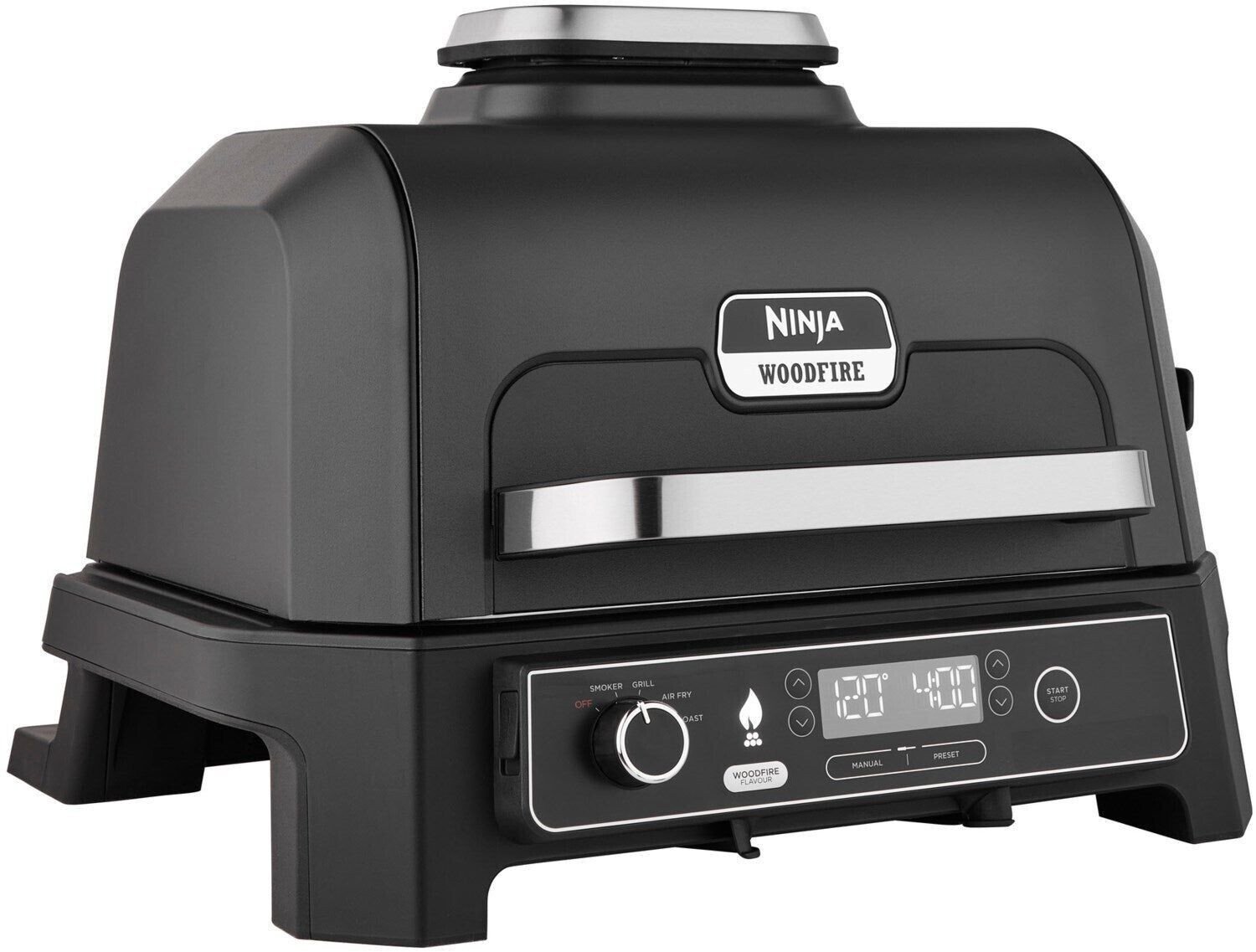 Grătar electric cu funcție de afumare Ninja Woodfire Pro OG850EU