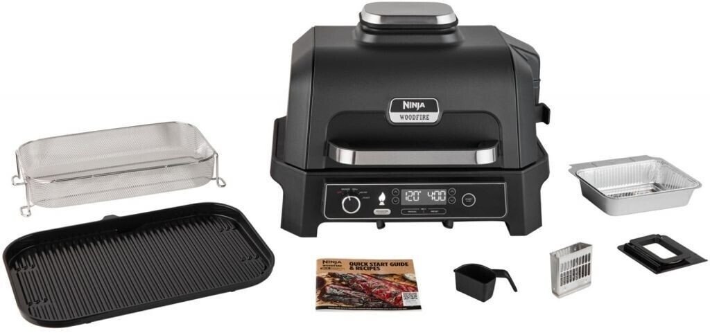 Grătar electric cu funcție de afumare Ninja Woodfire Pro OG850EU