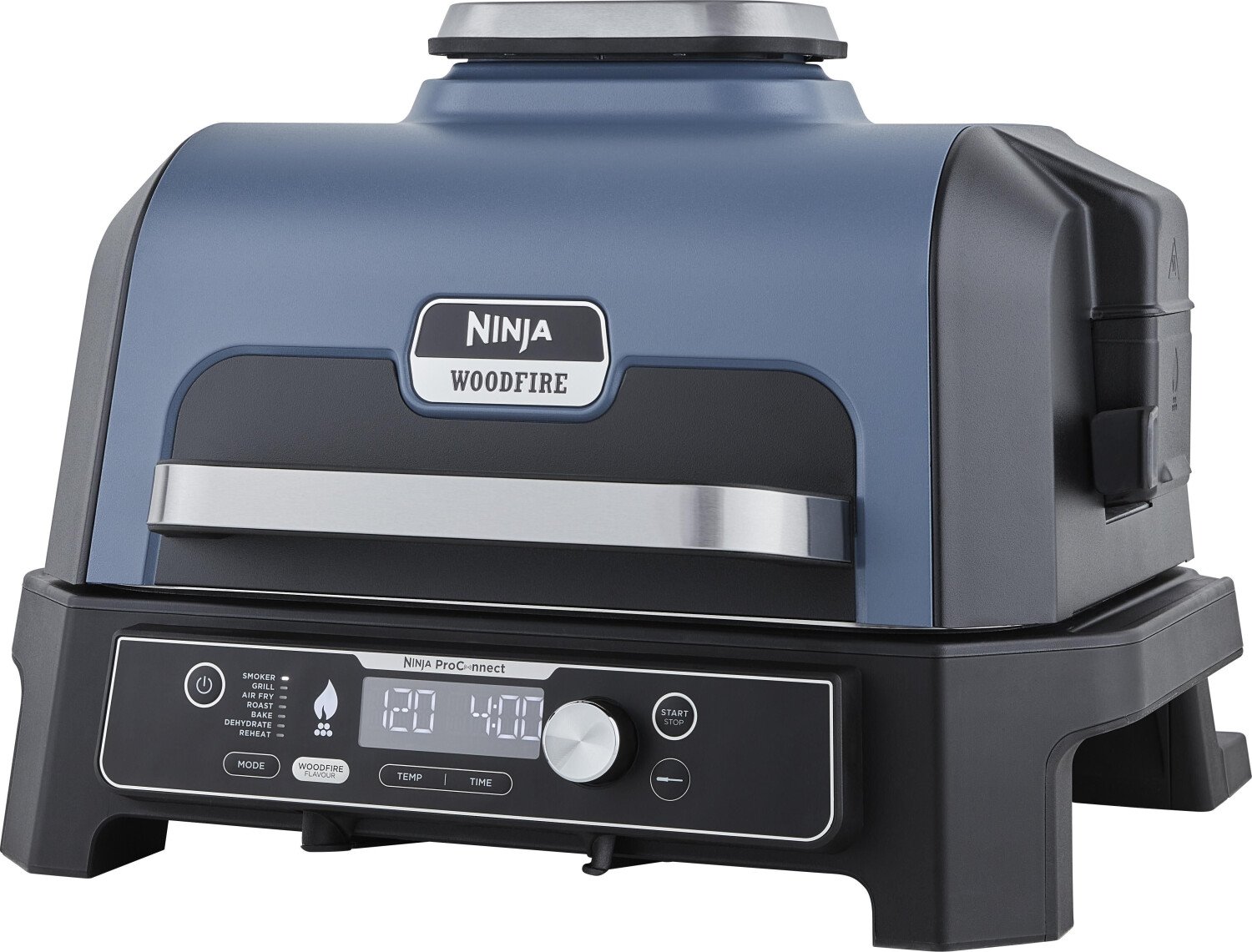 Grătar electric cu funcție de afumare Ninja Woodfire Pro Connect XL OG901EU