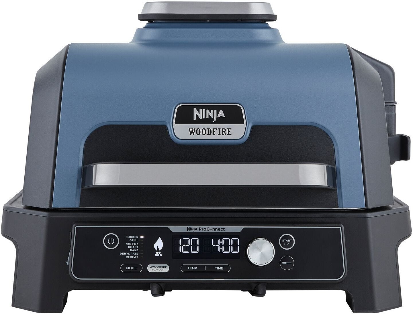 Grătar electric cu funcție de afumare Ninja Woodfire Pro Connect XL OG901EU