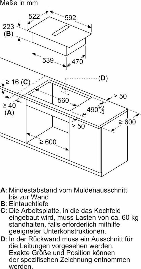 Plită pe inducție cu sistem de ventilare integrat Bosch PVS611B16E