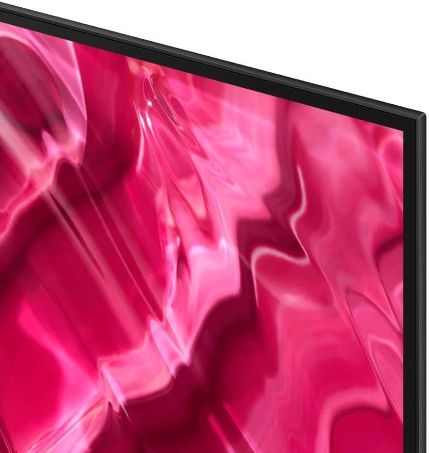 Телевизор Samsung QLED 4K QE77S90CAUXUA, 3840x2160 UHD, Tizen, чёрный