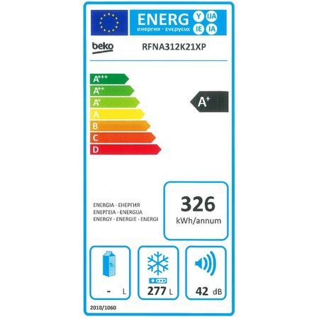 Морозильная камера Beko RFNA312K21XP