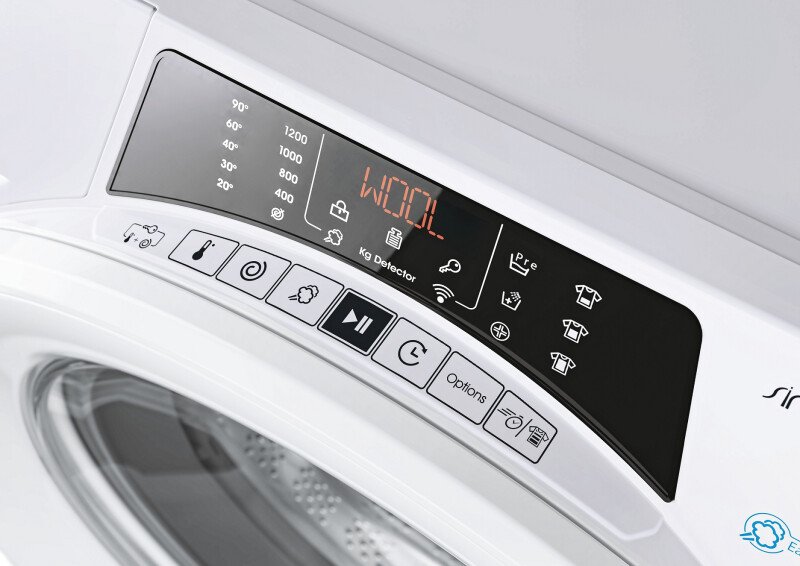 Maşina de spălat rufe Candy RO41274DWMCT/1-S, Wi-Fi, 7 kg, 1200rpm, Steam, alb