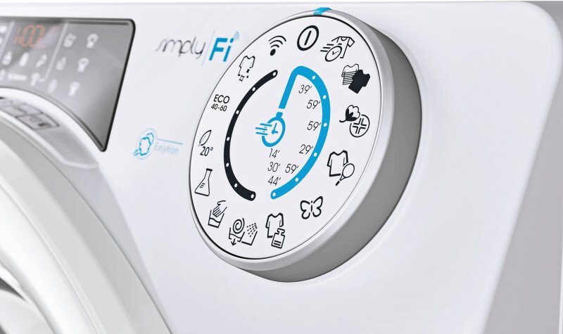 Maşina de spălat rufe Candy RO41274DWMCT/1-S, Wi-Fi, 7 kg, 1200rpm, Steam, alb