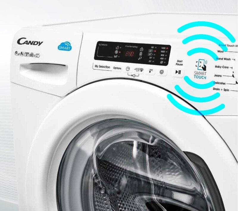 Maşina de spălat rufe Candy RO41274DWMCT/1-S, Wi-Fi, 7 kg, 1200rpm, Steam, alb