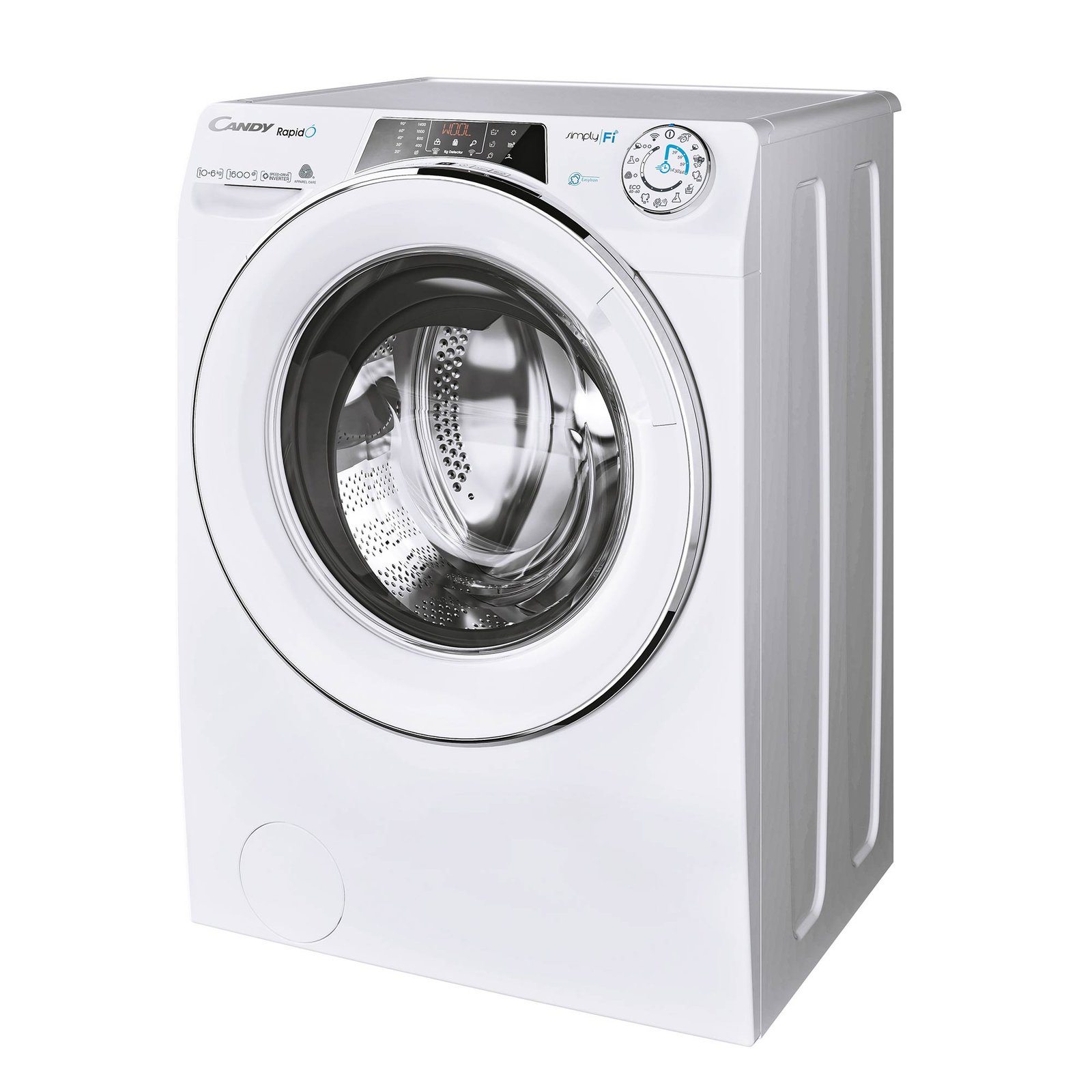 Mașină de spălat rufe cu uscător Candy ROW61064DWMCT-S, 10 + 6 kg, 1600 RPM, Steam, Clasa A / A, Wi-Fi