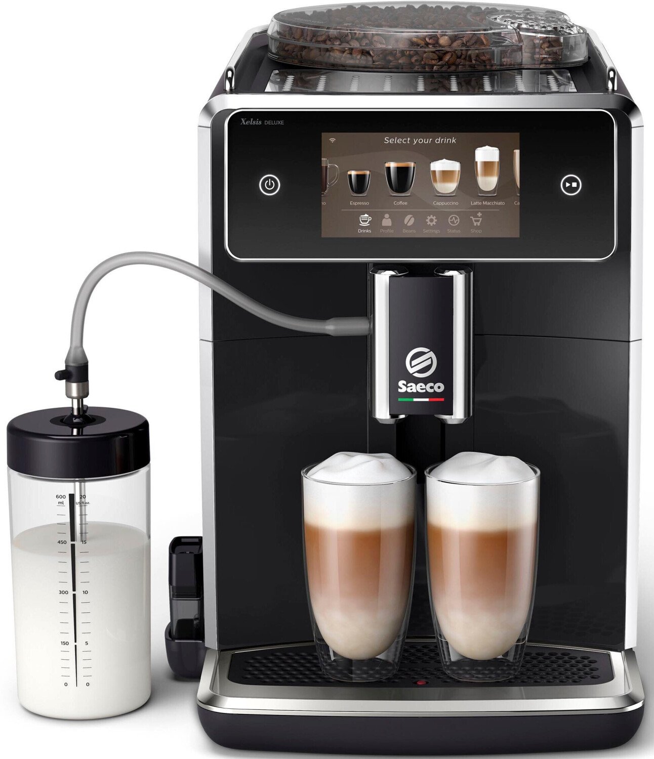 Автоматическая кофемашина Saeco SM8780/00 Xelsis Deluxe, 1500Вт, 15 бар, HygieSteam, AquaClean