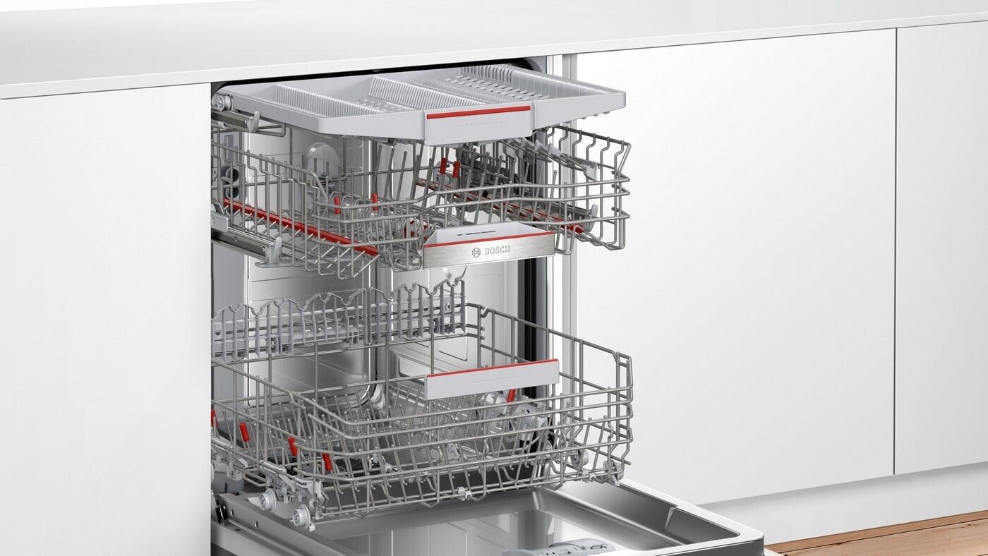 Посудомоечная машина встраиваемая Bosch SMD6ECX12E, 14 комплектов, 8 программ, Класс A, Home Connect, 60 см