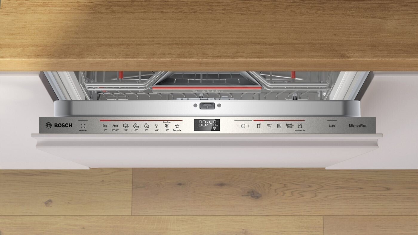 Посудомоечная машина встраиваемая Bosch SMD6ECX12E, 14 комплектов, 8 программ, Класс A, Home Connect, 60 см