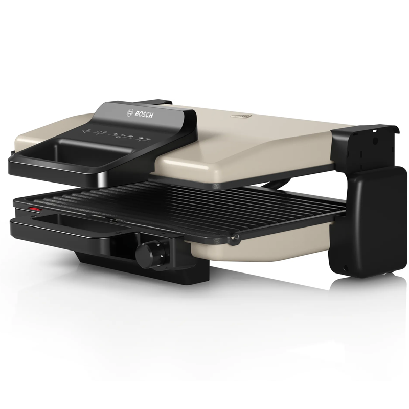 Contact grill Bosch TCG3302, 2000 W, temperatura reglabila si placi detasabile