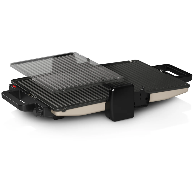 Contact grill Bosch TCG3302, 2000 W, temperatura reglabila si placi detasabile