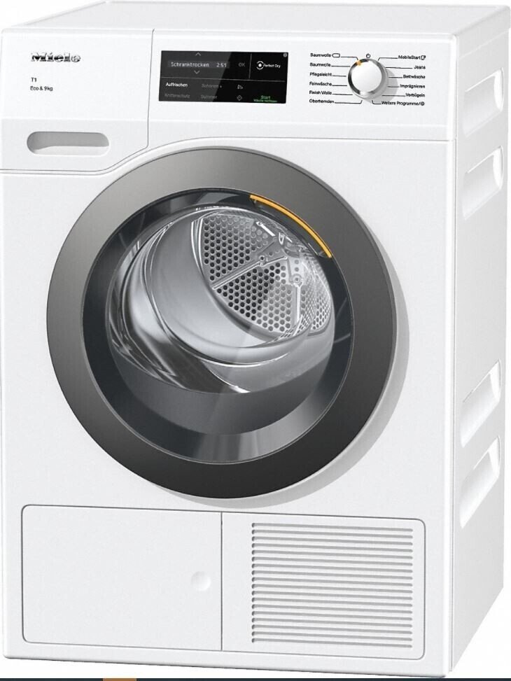 Uscator de rufe Miele TCL790WP EcoSpeed&amp;Steam 9kg