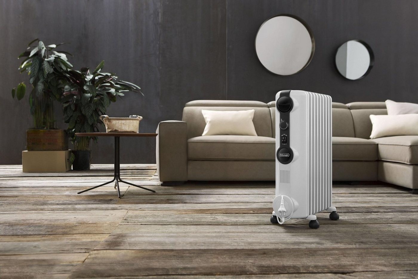 Масляный обогреватель DeLonghi TRRS 0920, 2000 Вт, 3 уровня