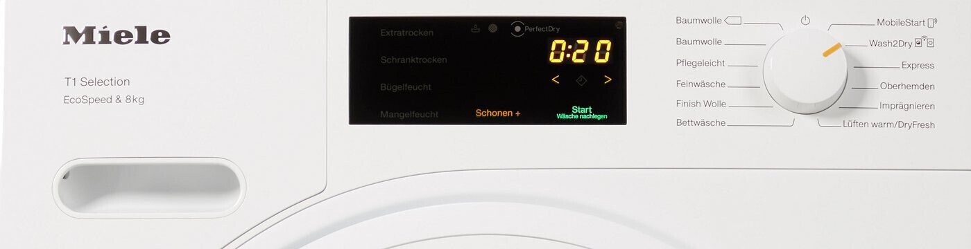 Uscator de rufe Miele TSC563WP EcoSpeed&amp;8kg