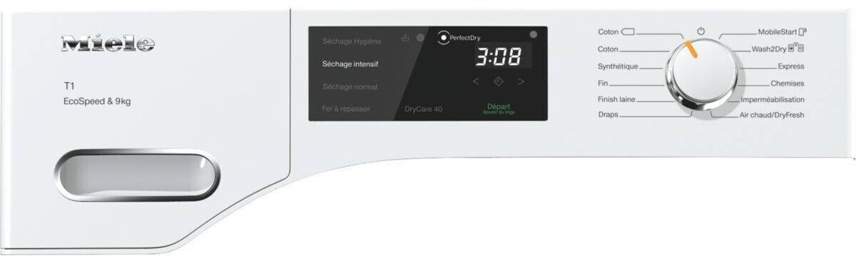 Uscator de rufe Miele TWH780WP EcoSpeed&amp;9kg