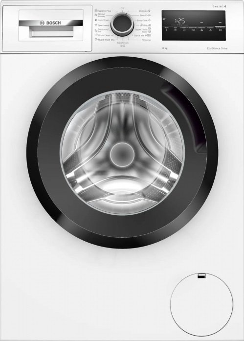 Maşina de spălat rufe Bosch WAN28267BY, 1400 rpm, 8 kg, EcoSilence Drive,  Alb