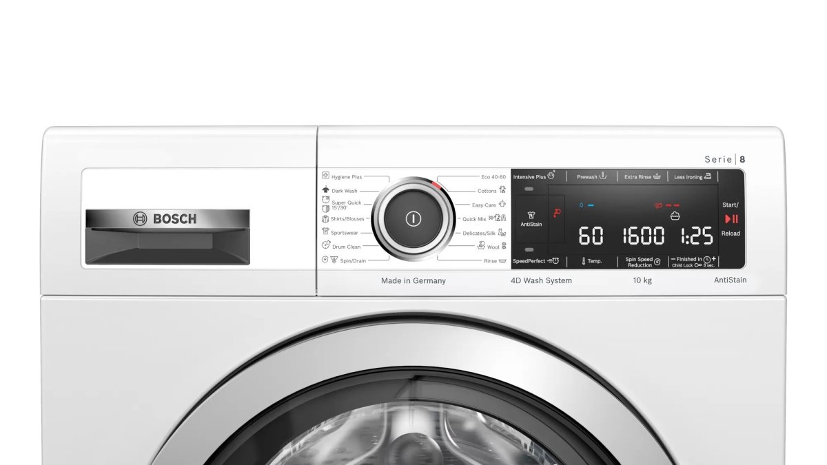 Maşina de spălat rufe Bosch WAX32M41BY, 10kg, 1600rpm, Clasa B, alb