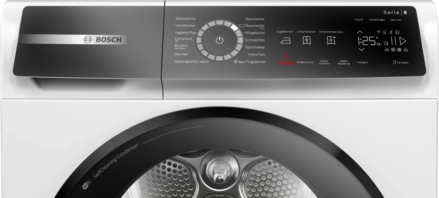 Сушильная машина Bosch WQB245B40, 9 кг, Auto &amp; Smart Dry, Home Connect, Класс A+++