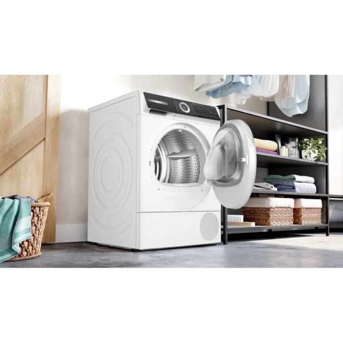 Uscator de rufe Bosch WQH245B4BY, 9 kg, Smart Dry, Iluminare interioara, Clasa A+++