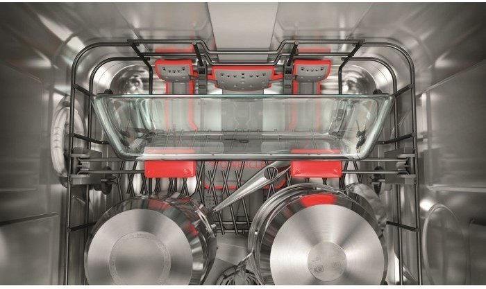 Mașină de spălat vase încorporabilă Whirlpool WSIO3T223PCEX, 6th sense, 10 seturi, 7 programe, 45 cm, Clasa E, panou comanda inox