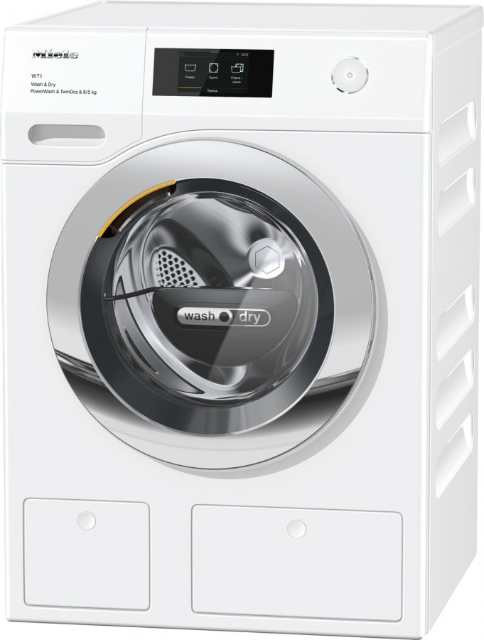 Maşina de spălat rufe cu uscător Miele WTR870 WPM PWash &amp; TDos 8/5 kg