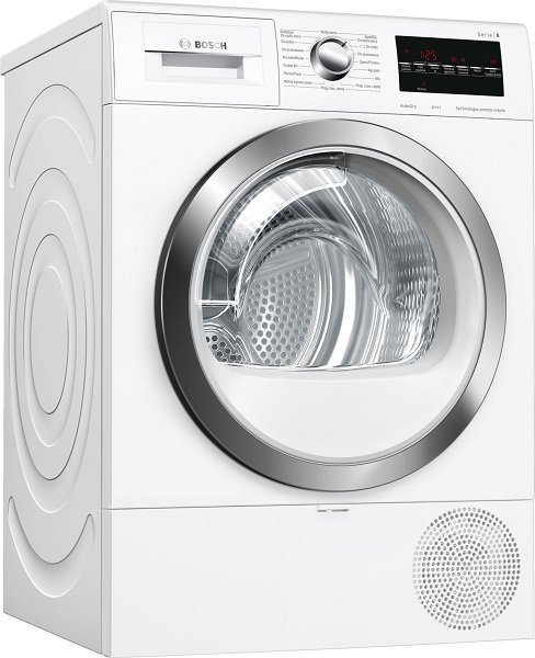 Uscător de rufe cu condensare și pompă de căldură Bosch WTR87TW0PL, 8 kg, A +++