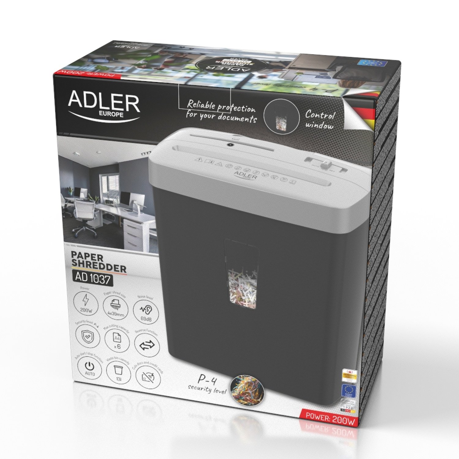 Шредер Adler AD 1037