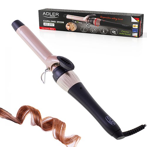 Плойка для волос Adler AD 2117, 180 Вт, 25мм