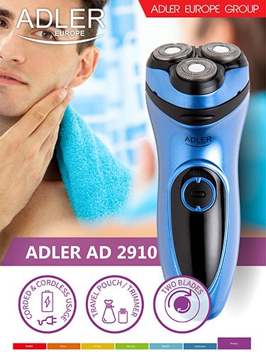 Роторная бритва Adler AD 2910