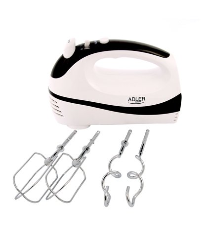Миксер Adler AD 4205 b, 300 Вт, белый