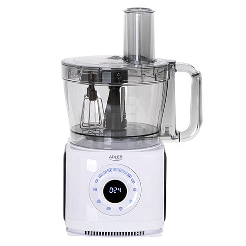 Кухонный комбайн Adler AD 4224 LCD 12 в 1, 2000 W, белый