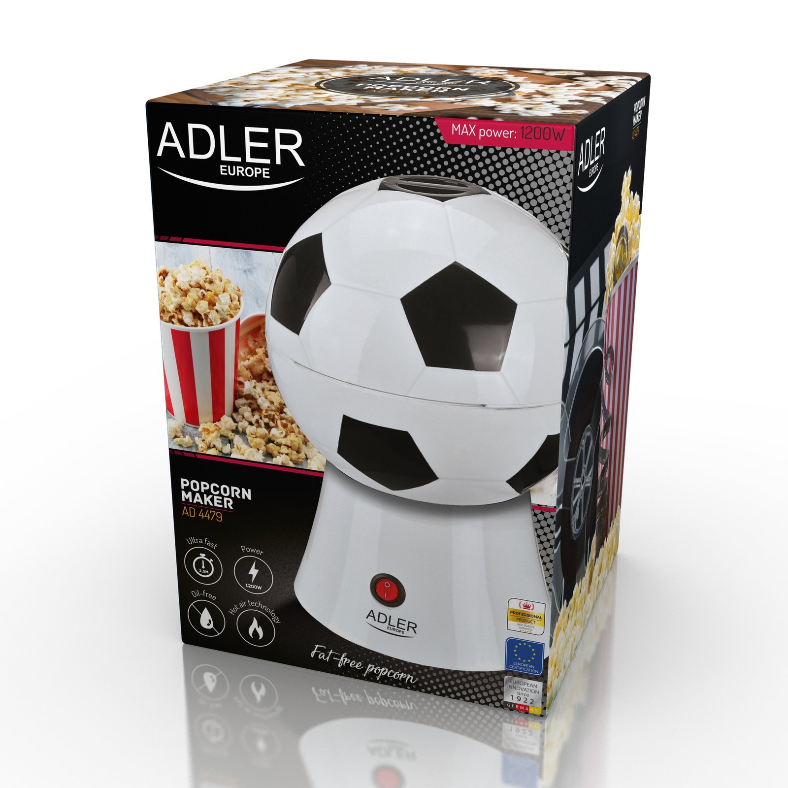 Аппарат для приготовления попкорна Adler AD 4479