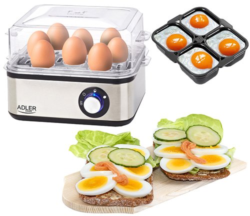 Яйцеварка электрическая Adler AD 4486 на 8 яиц
