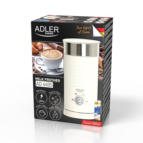 Вспениватель молока с подогревом Adler AD 4495