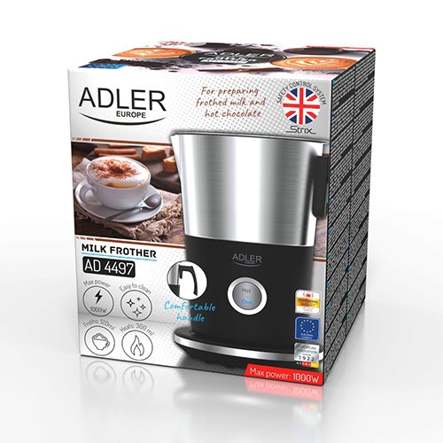 Вспениватель молока с подогревом Adler AD 4497