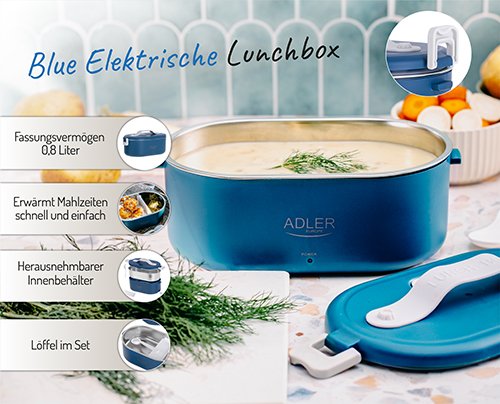 Электрический контейнер для хранения пищи Adler AD 4505b синий