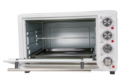 Электрическая печь Adler AD 6001, 2200Вт, 230 градусов, 35л, Таймер, Гриль, Белый