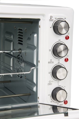 Электрическая печь Adler AD 6001, 2200Вт, 230 градусов, 35л, Таймер, Гриль, Белый