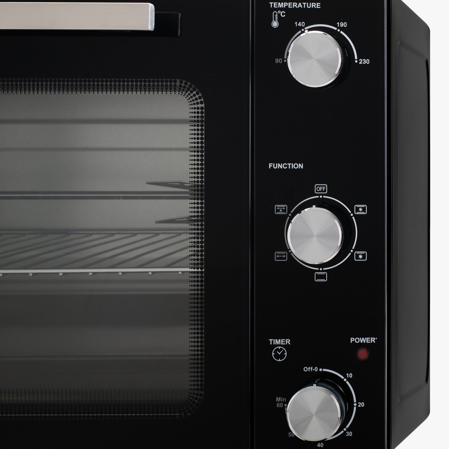 Электрическая печь Adler AD 6028, 230 градусов, 60л, таймер, вертел, черный