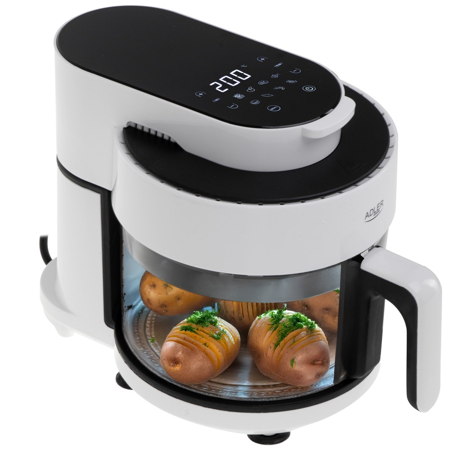 Friteuza cu aer cald Adler AD 6316 3,0 l, 1400W, alb