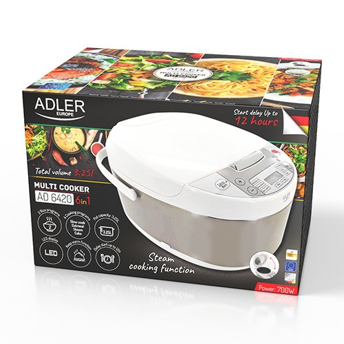 Мультиварка Adler AD 6420 6 в 1 - 3,25 л