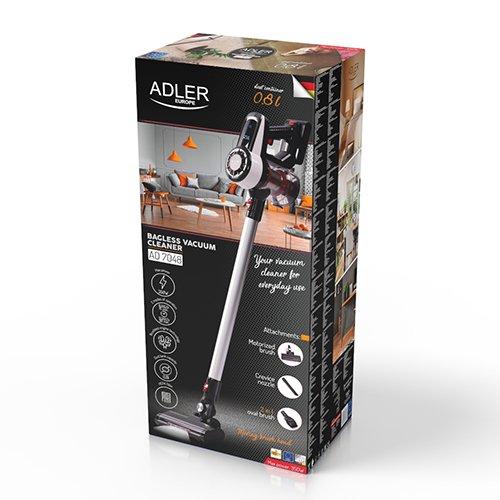 Ручной пылесос Adler AD 7048, 0.8 л, 350 Вт, Turbo