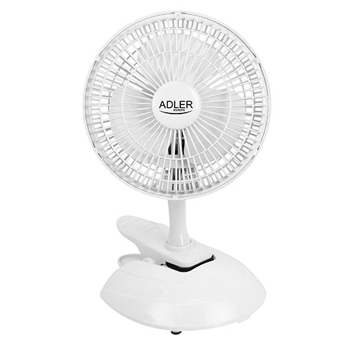 Вентилятор с зажимом и основанием Adler AD 7317, 30 Вт, диаметром 15 см, 2 скорости 