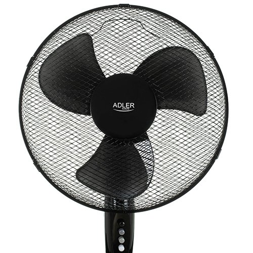 Вентилятор напольный Adler AD 7323b, 90 Вт, диаметром 40 см, 3 настройки скорости 