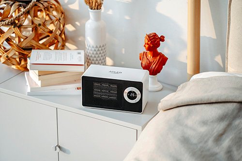 Керамический тепловентилятор Adler AD 7746, 1000 Вт