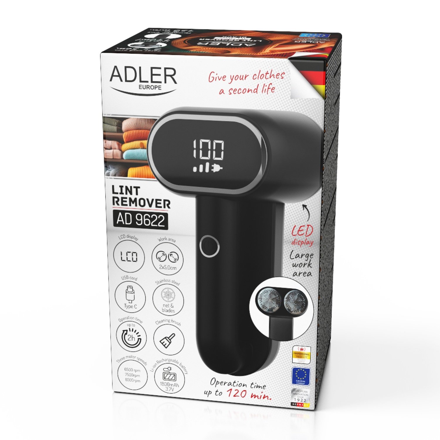 Машинка для удаления катышков Adler AD 9622