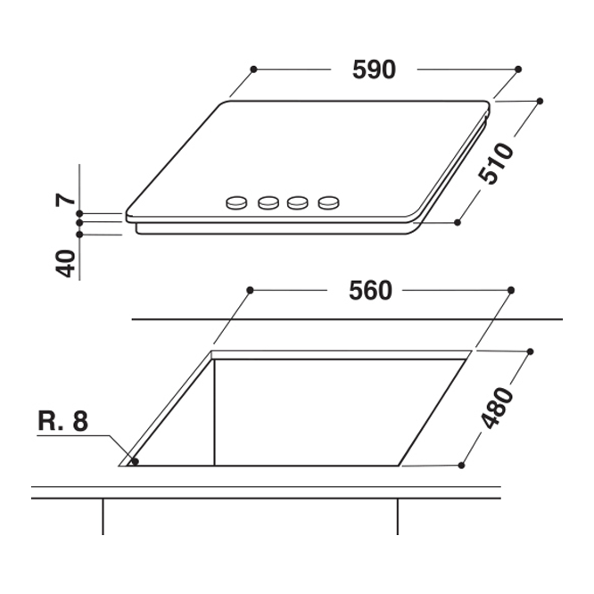 Варочная панель газовая Whirlpool AKM 268IX